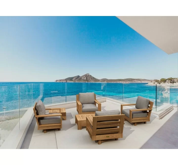 Anderson Teak 6-pc Madera Deep Seating - Lifestyle