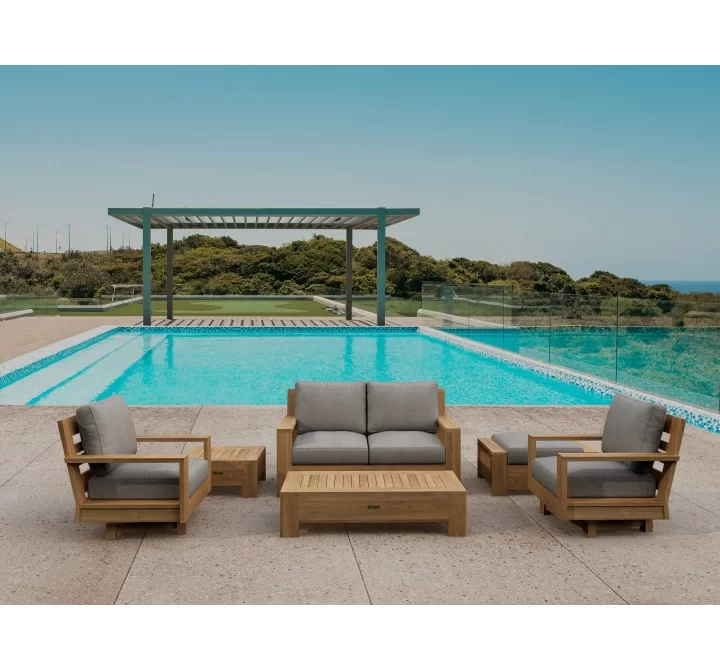  Anderson Teak 6-pc Madera Deep Seating - Lifestyle