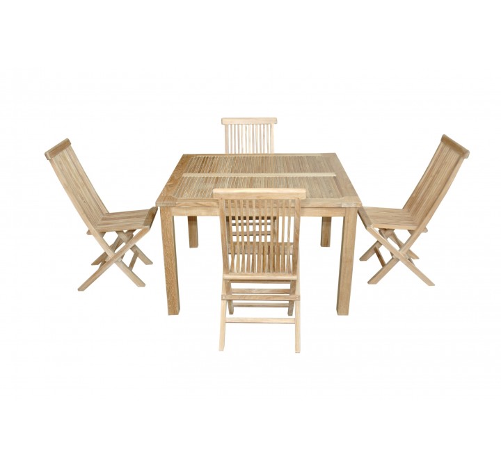 Anderson Teak Windsor Classic 5-Pieces Folding Dining Chair