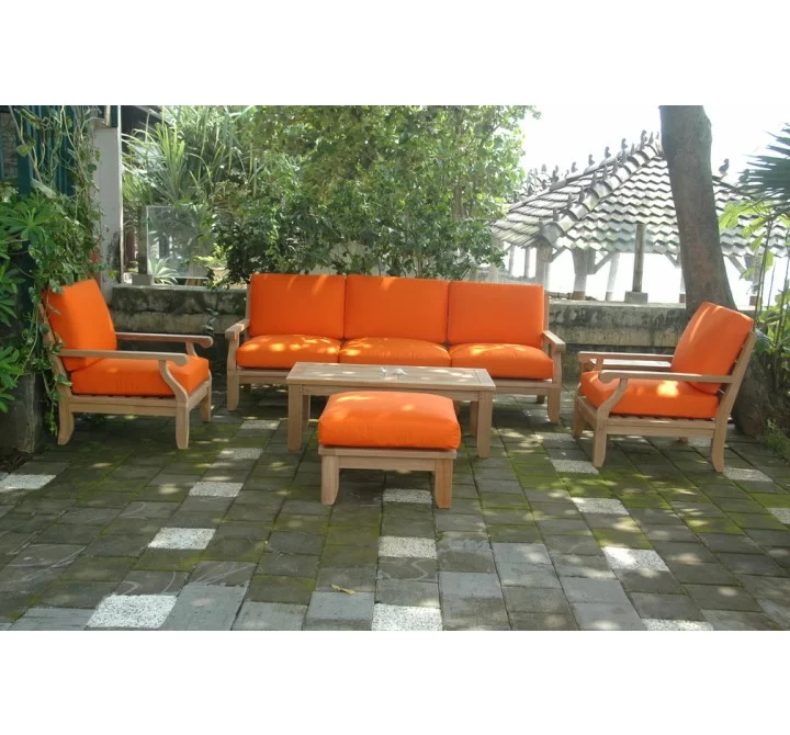 Anderson Teak Riviera Luxe 8-Pieces Modular Set