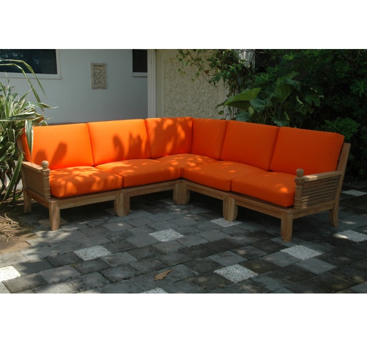 Anderson Teak Luxe 5-Pieces Modular Set