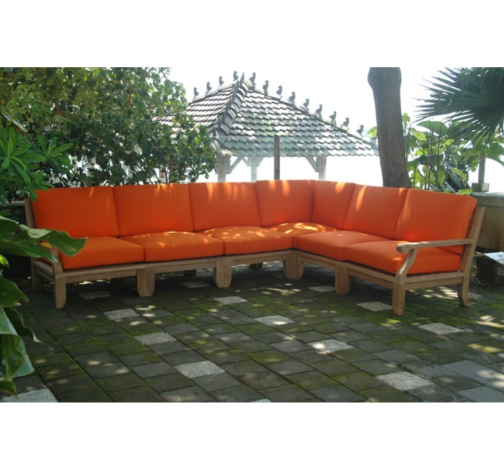 Anderson Teak Luxe 6-Pieces Modular Set A