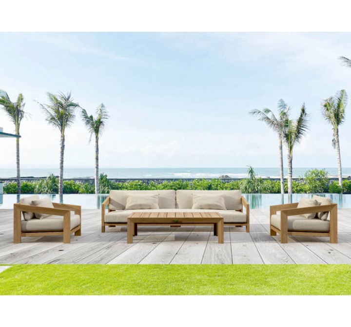 Anderson Teak 4-pc Smyrna Deep Seating Set