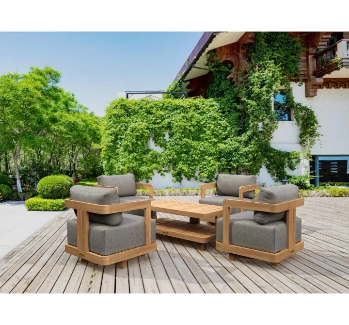 Anderson Teak 6-pc Granada Deep Seating - SET-904 - Lifestyle
