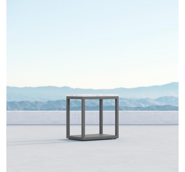 Azzurro Living Seaview Side Table Charcoal