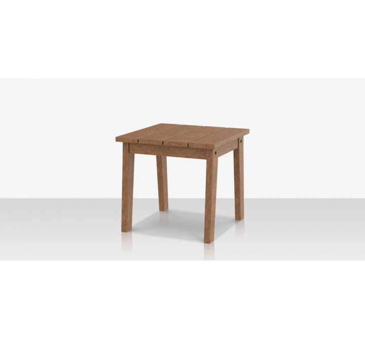 DecoScapes PollyOutdoor End Table - Angled View