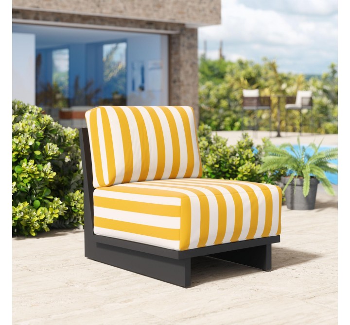 Shoreline Accent Chair in Yellow- Lifestyle 1