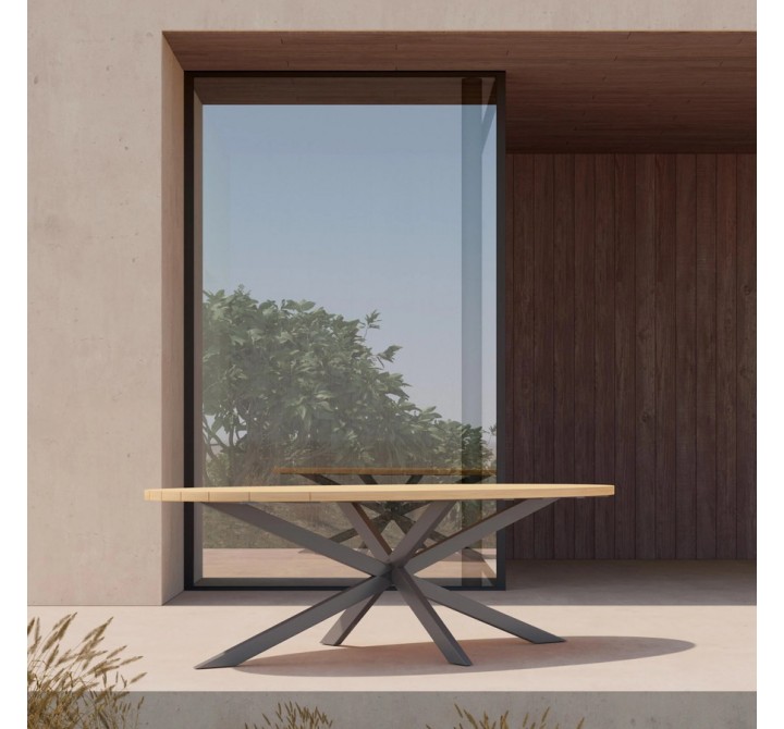 Azzurro Sicily 94" Ellipse Dining Table