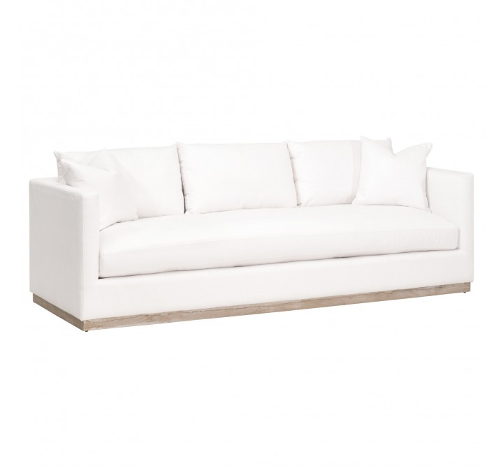 Essentials For Living Siena 96" Plinth Base Sofa - Front Side Angle