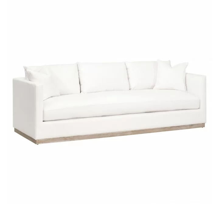 Essentials For Living Siena 96" Plinth Base Sofa - Front Side Angle