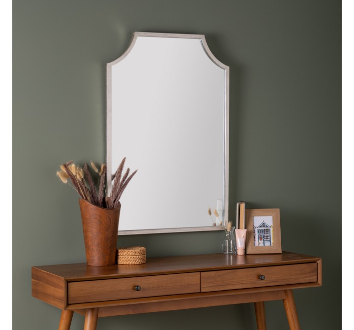 Simone Silver Wall Mirror - Lifestyle
