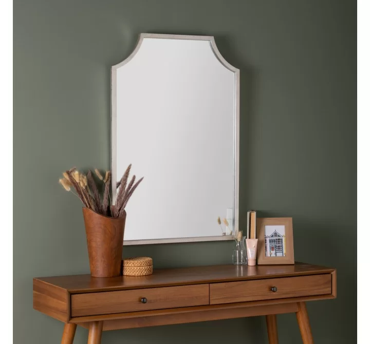 Simone Silver Wall Mirror - Lifestyle