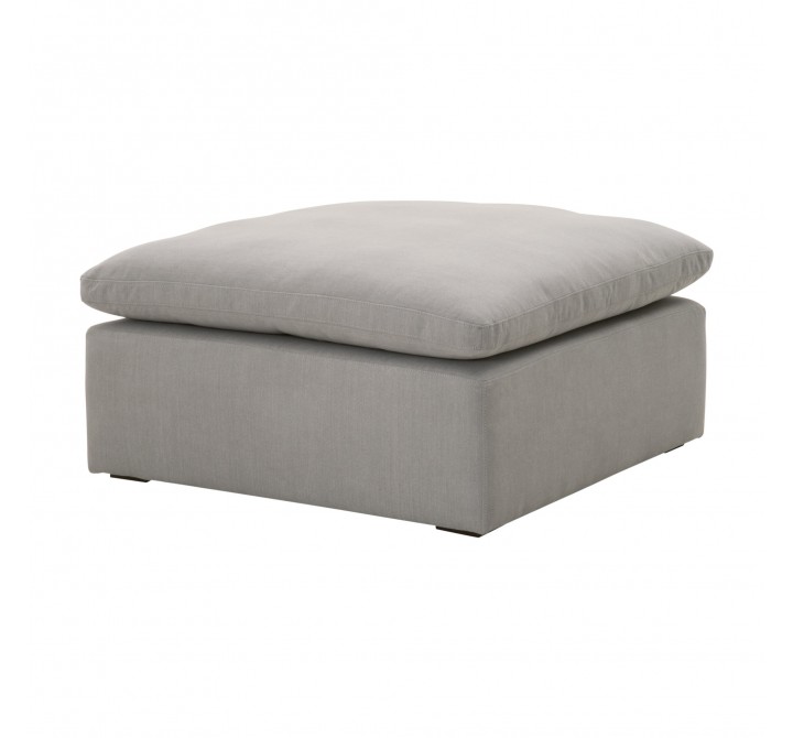 Essentials For Living Sky Modular Ottoman - Peyton Slate - Front Side Angle