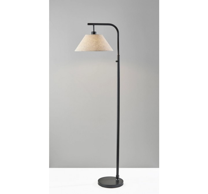 Adesso Hayes Floor Lamp Black