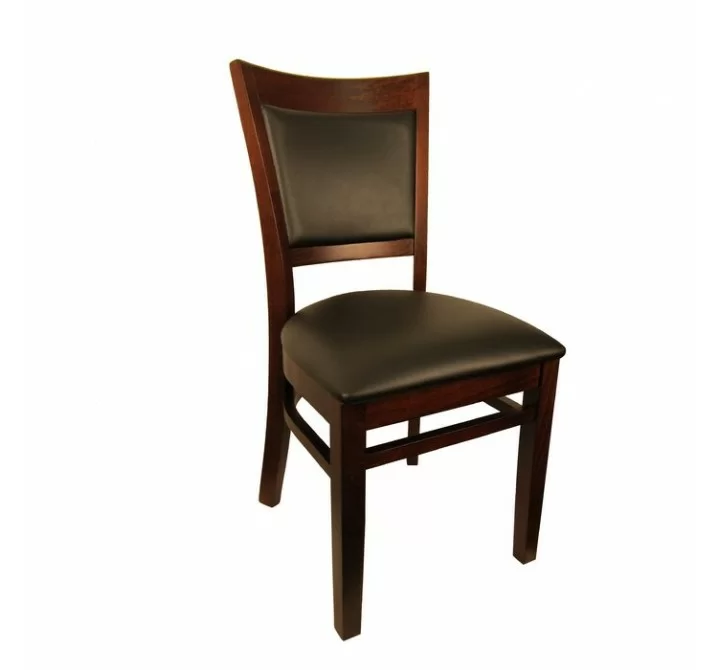 H&D Seating Sloan Upholstered Dining Chair - Dark Walnut