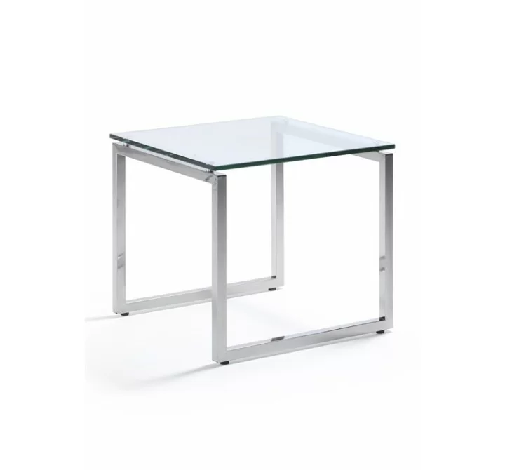 Sly End Table Tempered Glass Top