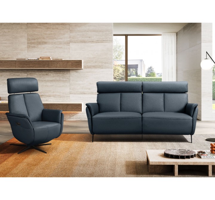 Beverly Sofa Blue- Lifestyle