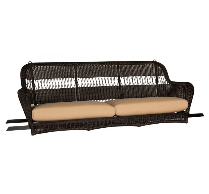 Woodard Sommerwind Sofa Swing in Chocolate