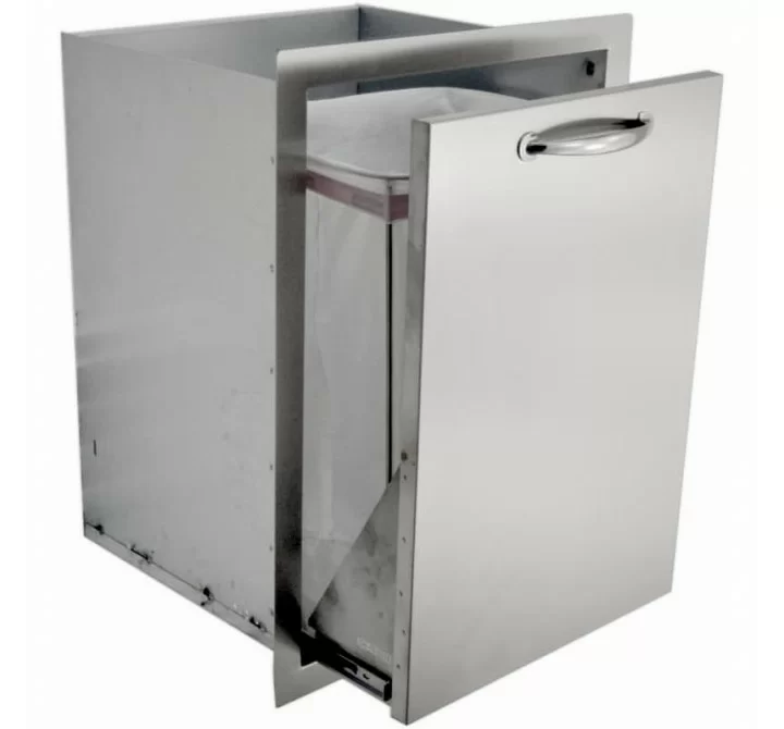 Sole Gourmet 25"x17" Trash Drawer For BBQ Islands RTD-1 SS