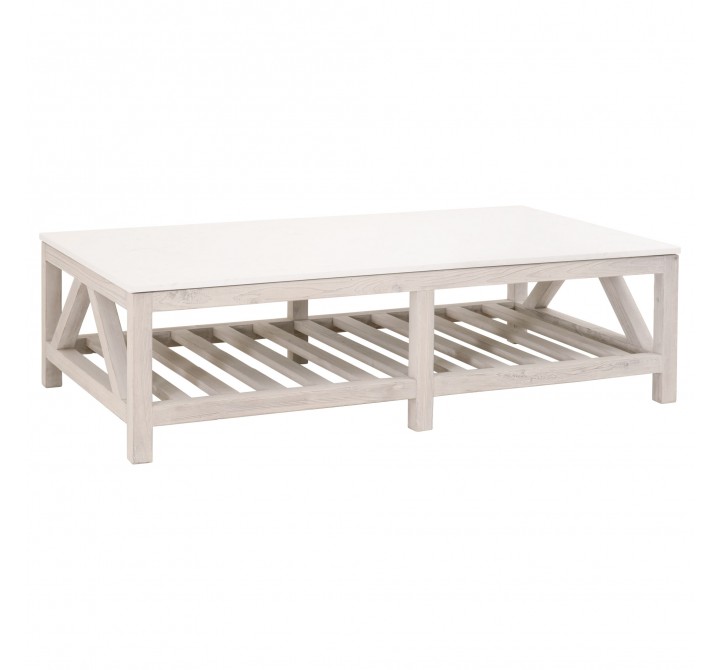 Essentials For Living Spruce Coffee Table - Front Side Angle