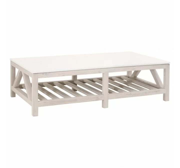 Essentials For Living Spruce Coffee Table - Front Side Angle