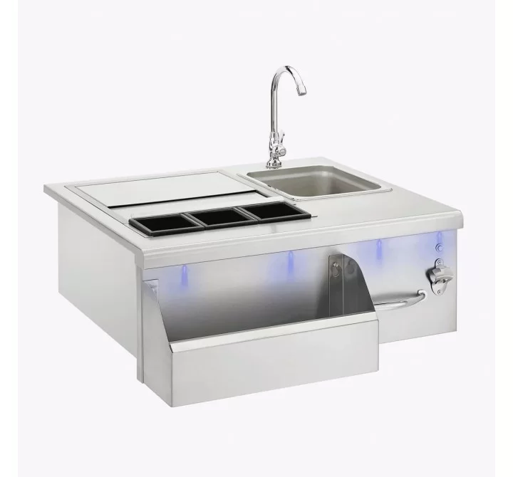 Summerset Grills 30 Beverage And Prep Station - Angled