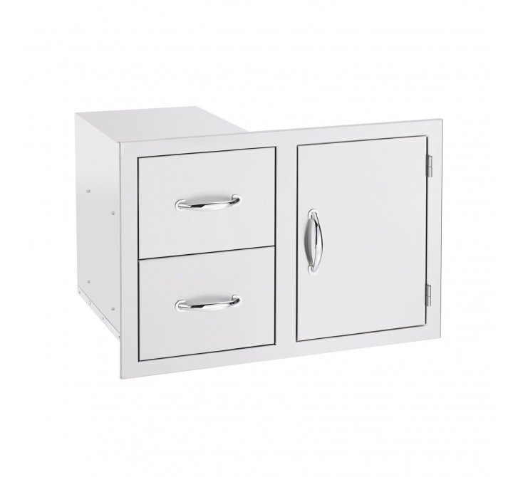 Summerset Grills 36" 2-Drawer and Access Door Combo