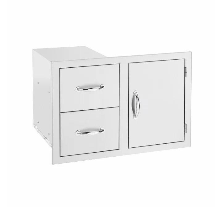 Summerset Grills 36" 2-Drawer and Access Door Combo
