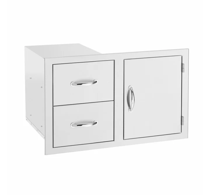 Summerset Grills 42" 2-Drawer and Access Door Combo