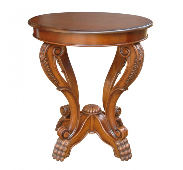 Anderson Teak Victorian Claw Feet Side Table