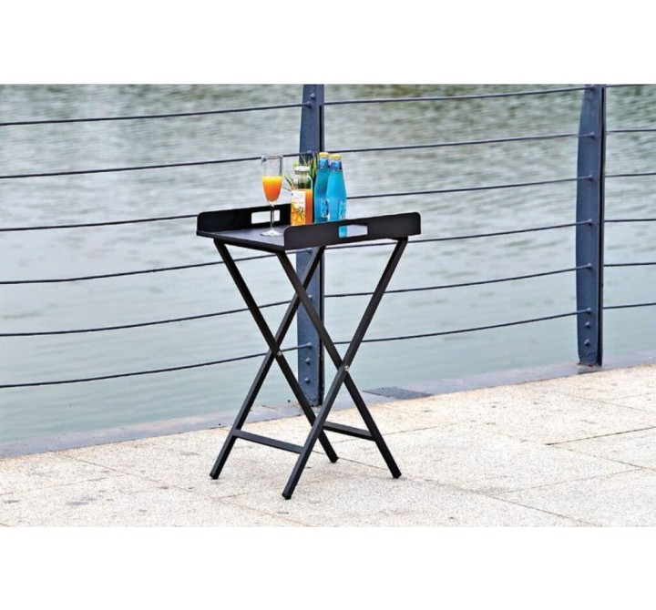 Kai Indoor/Outdoor Tray Side Table - Lifestyle