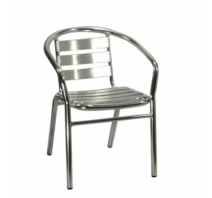 H&D Seating All Aluminum Patio Dining Armchair