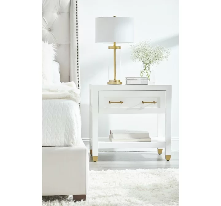 Essentials For Living Stella 1-Drawer Nightstand - Lifestyle