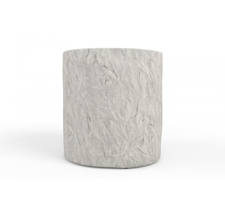 Sunset West Antique Stone Round End Table
