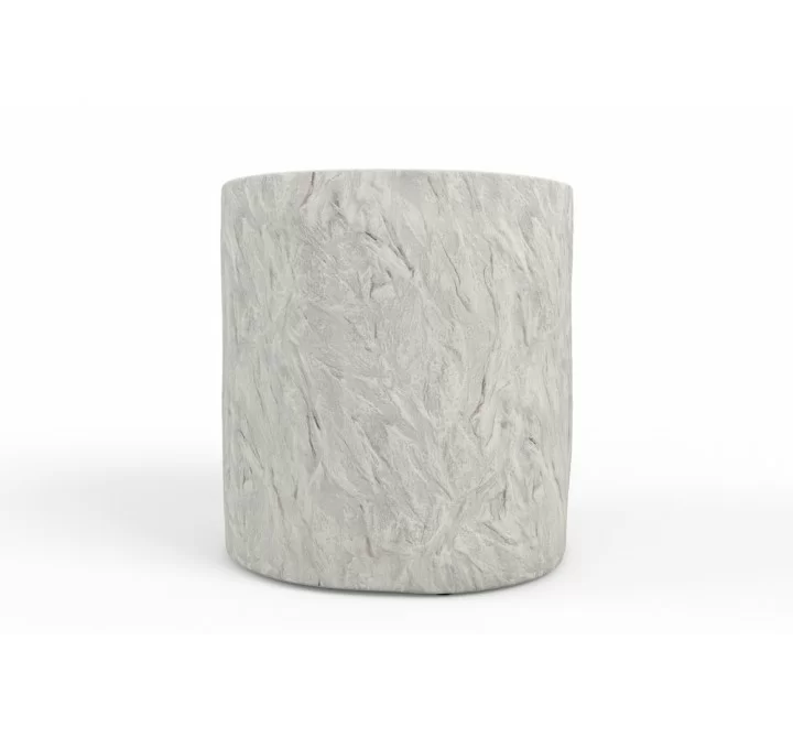 Sunset West Antique Stone Round End Table