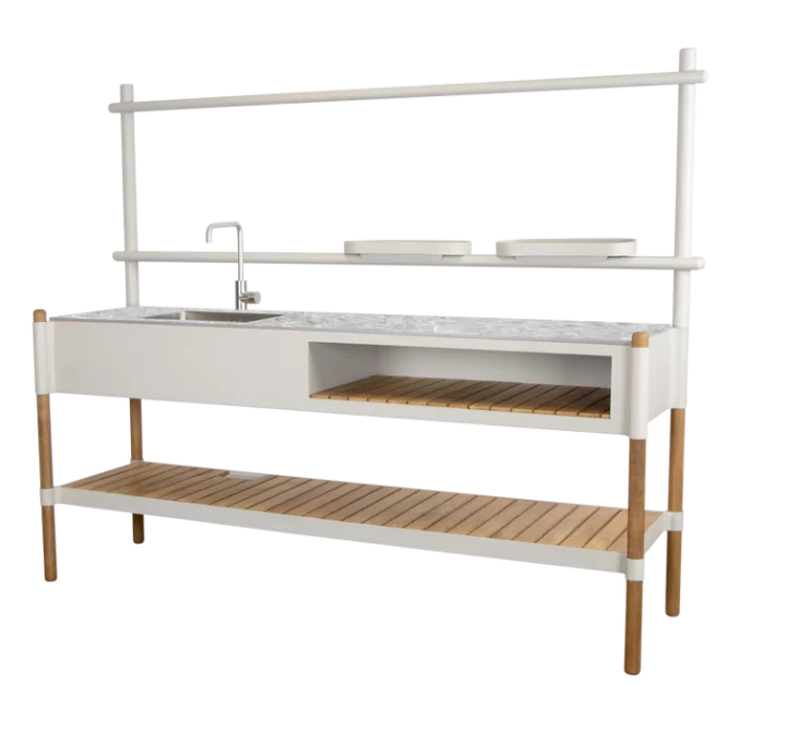 Cane-Line Sticks Kitchen Module Wall System Full VIew