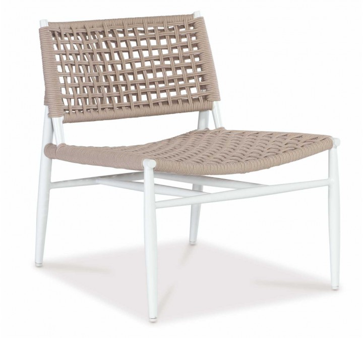 Sunset West Bahia Cushionless Accent Chair - Front Side Angle