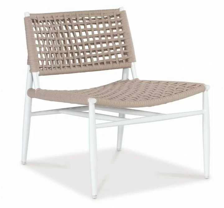 Sunset West Bahia Cushionless Accent Chair - Front Side Angle