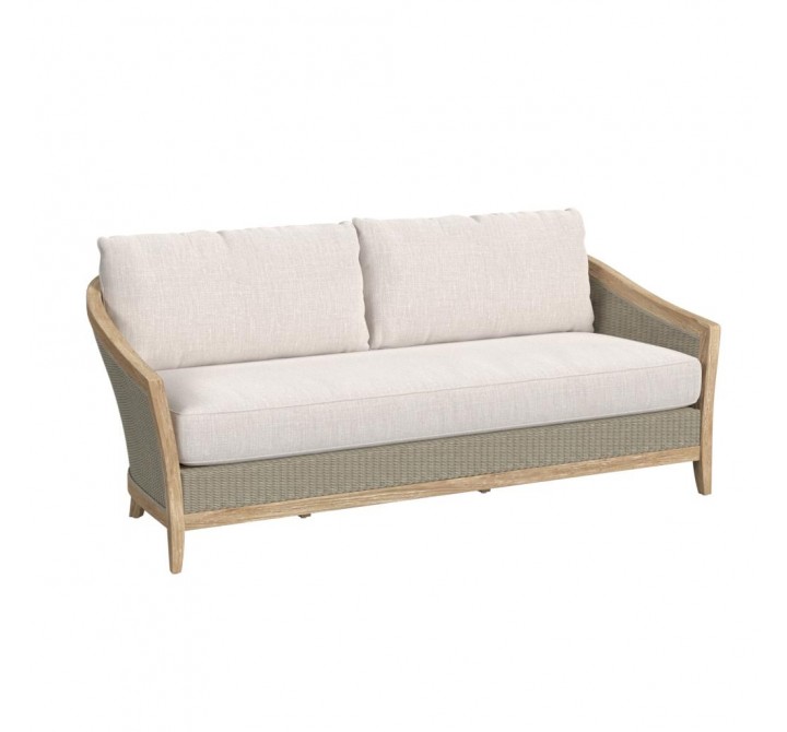Sunset West Cambria Sofa in Canvas Canvas w/ Self Welt Side