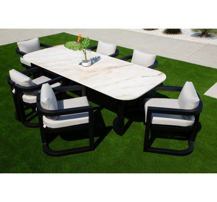 Sunset West Malibu 96" Dining Table - Lifestyle 3