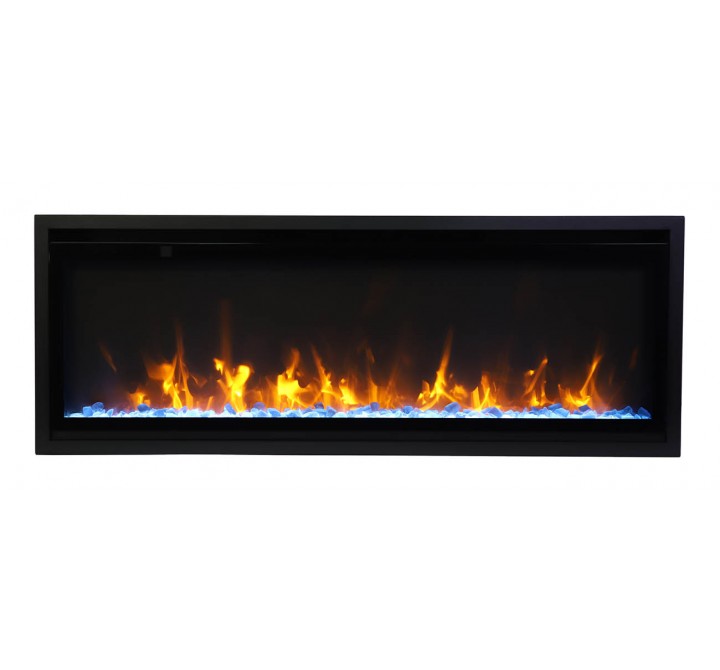 Amantii Symmetry Xtraslim Smart Electric - Yellow Flame