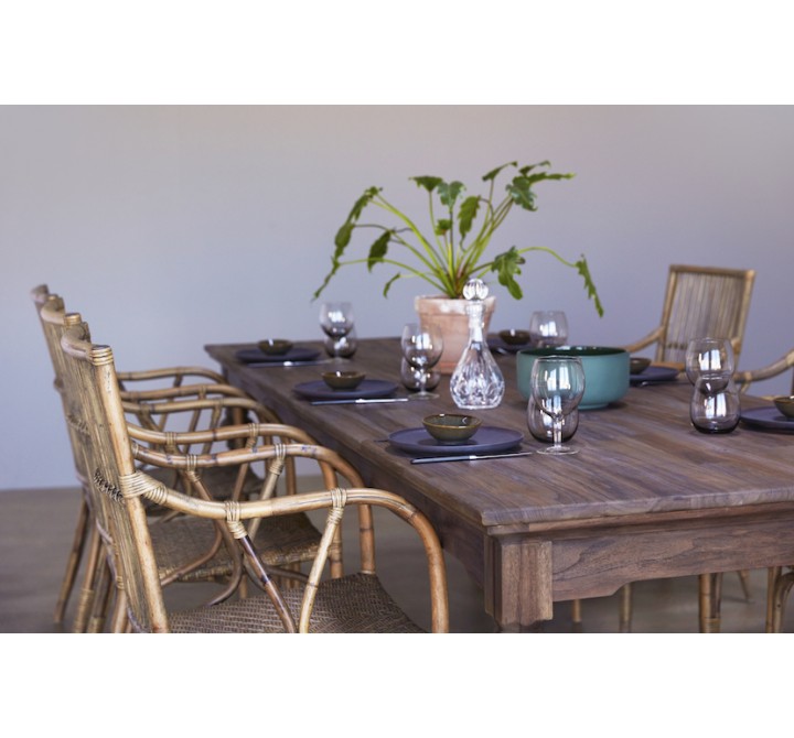Solid Teak Dining Table 280 - Details2