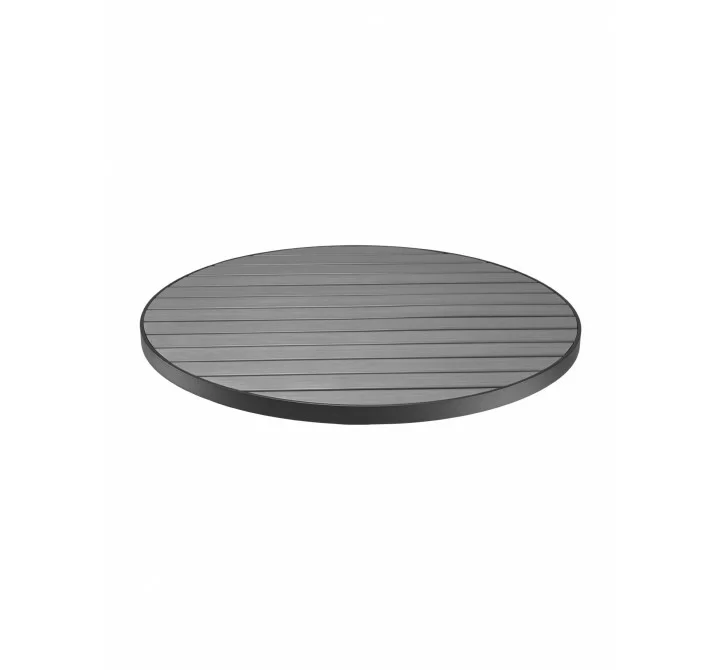 TA-PT TOPS Tops - Round - Gray Faux Teak