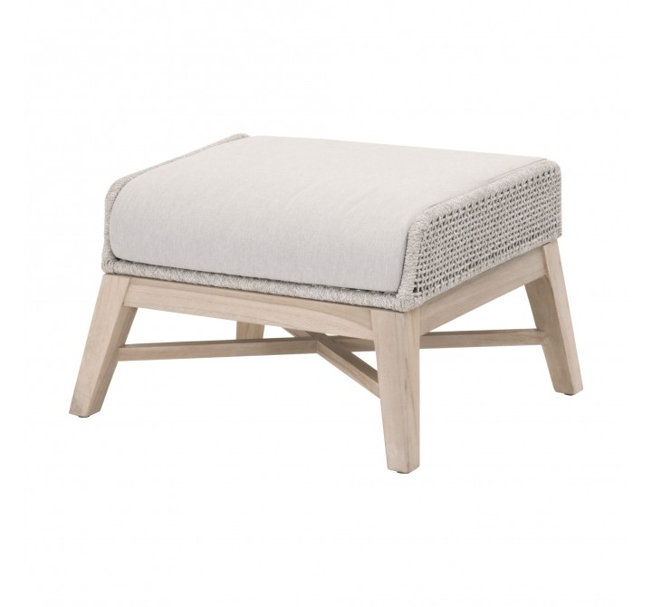 Essentials For Living Tapestry Outdoor Footstool - Front Side Angle