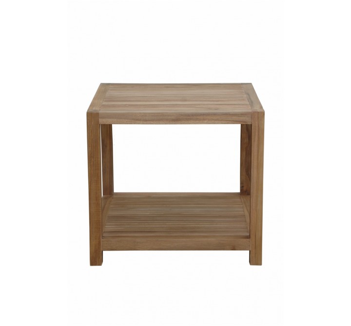 Anderson Teak Glenmore 22" Side Table w/ 1-Tier
