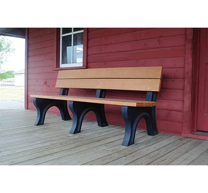 Polly Products Traditional Backed Bench