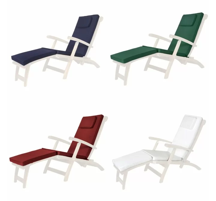 5 - Position Steamer Chair - Variety of Cushion Colors