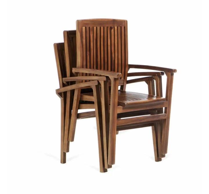 All Things Cedar Stacking Chair - Stacked