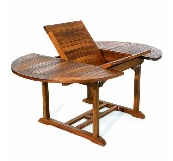 Oval Folding Table - Extended