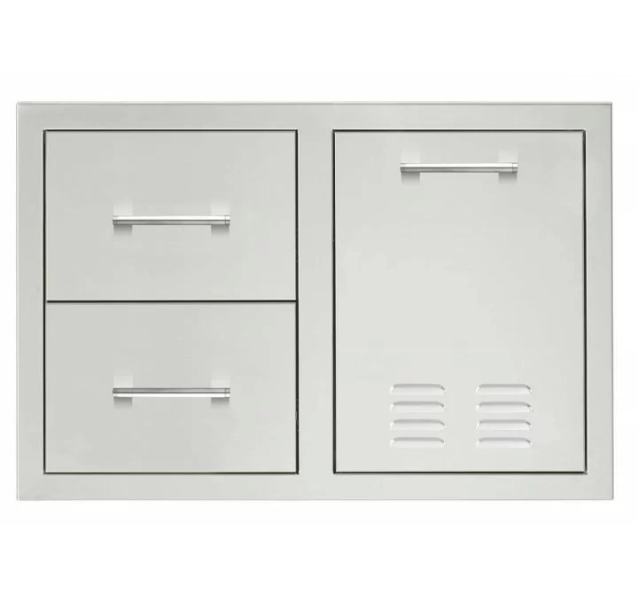 TrueFlame 33" 2-Drawer And LP Tank Pullout Drawer Combo